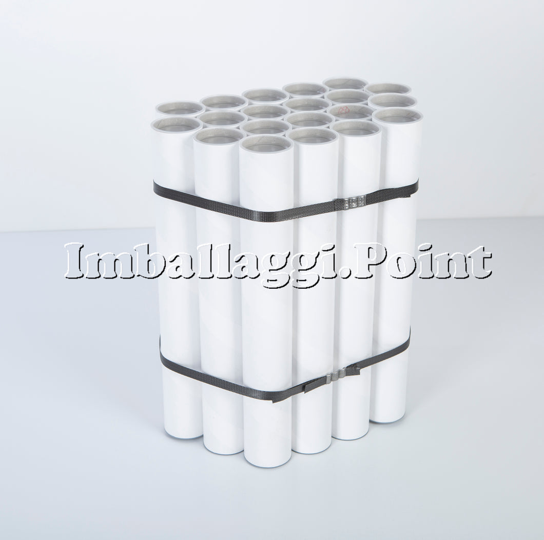 10 Tubi Di Cartone Per Spedizioni 35x7cm Con Tappi In PVC - Per Poster, Disegni A4/A3, Ombrelli - Foto 7